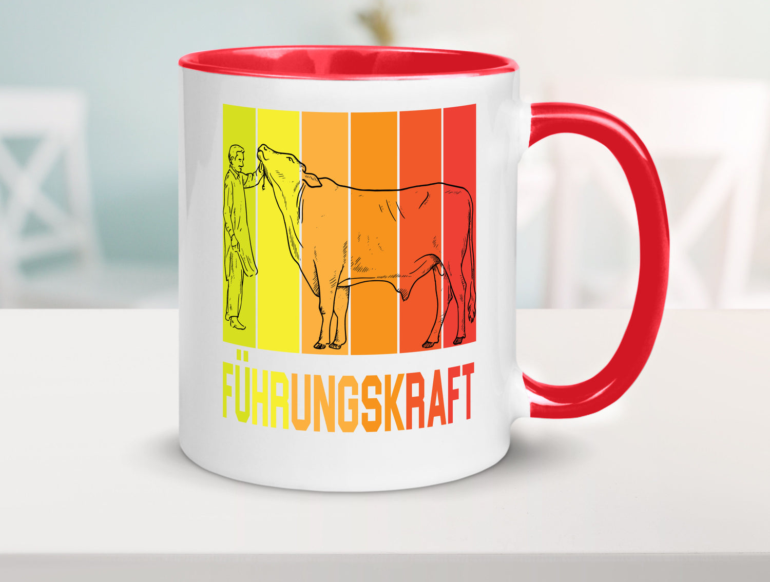 Führungskraft | Farmer Bauernhof lustig Humor Geschenkidee Geschenk Tasse