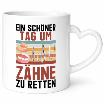 Ein schöner Tag um zähne zu retten | Zahnarzt Geschenk Humor Geschenkidee