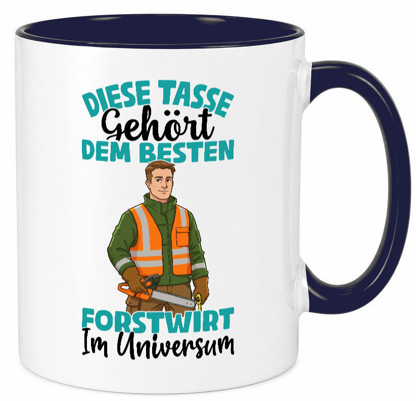 Im Universum: Forstwirt | Waldarbeiter lustig Arbeit Kollegen Büro Geschenk