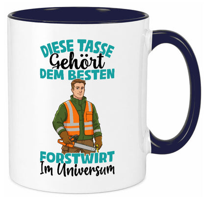 Im Universum: Forstwirt | Waldarbeiter lustig Arbeit Kollegen Büro Geschenk