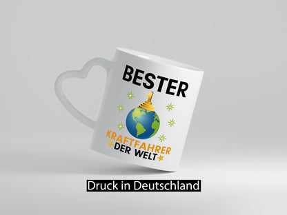 Welt Bester Kraftfahrer | Lastwagen LKW Fahrer lustig Humor Geschenkidee