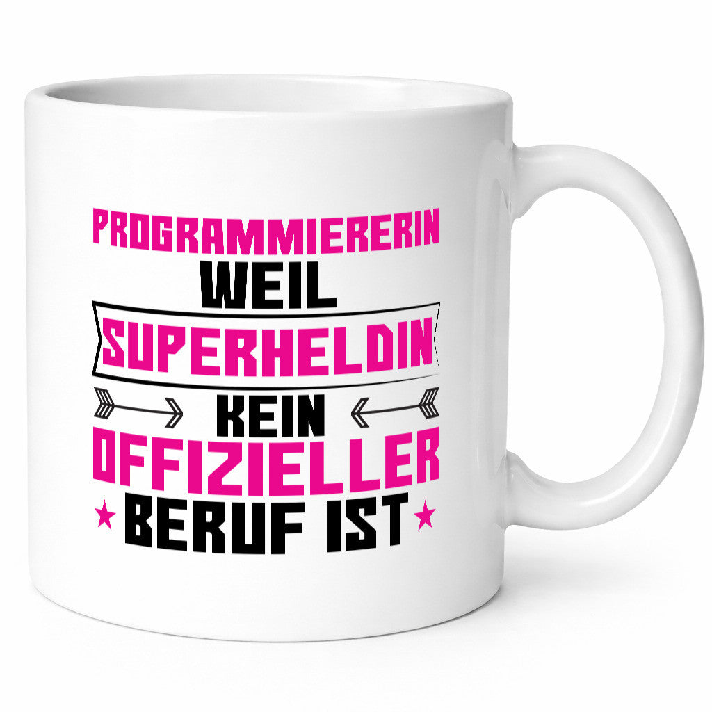 Superheldin Programmiererin | Software Entwickler Humor Geschenkidee Tasse