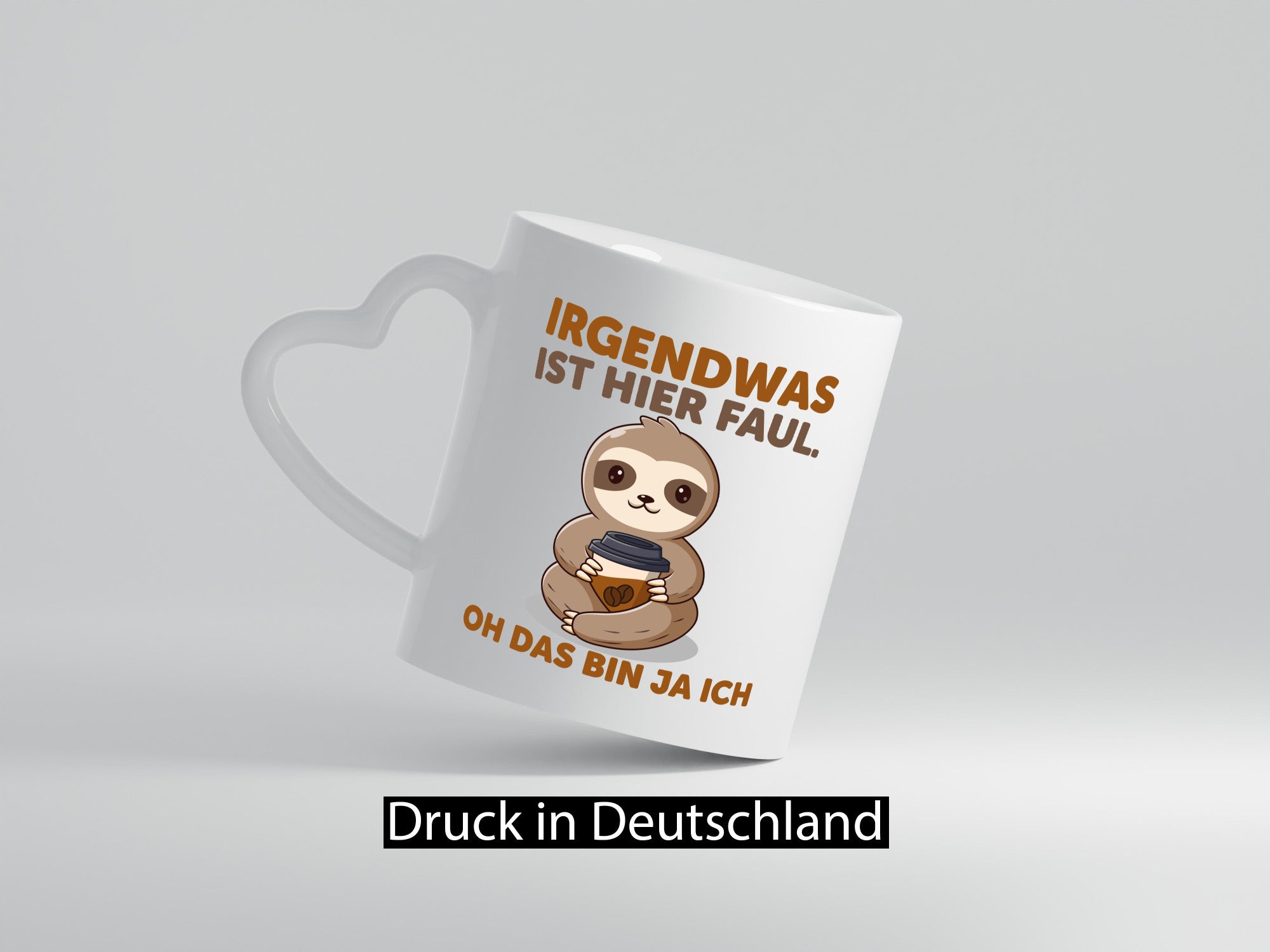 Ich bin Faul | Faultier Morgen Kaffee Morgenmuffel Geschenk Tierliebhaber Humor