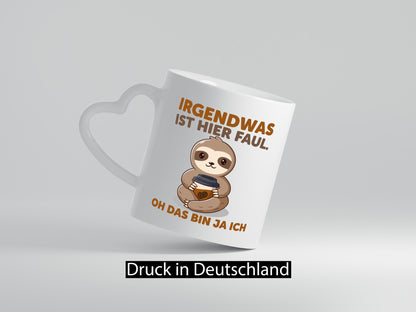 Ich bin Faul | Faultier Morgen Kaffee Morgenmuffel Geschenk Tierliebhaber Humor