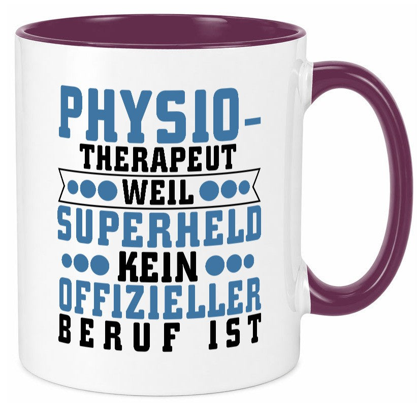 Offizieller Superheld lustiger Spruch Geschenk Humor Geschenkidee Tasse