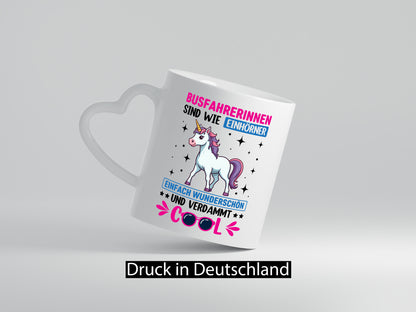 Bussfahrerinen sind wie einhorner | Einhorn Bussfahrerin Geschenkidee Humor