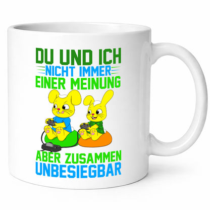 Nicht immer einer Meinung | Geschwister Einhorn Faultier Humor Tierliebhaber