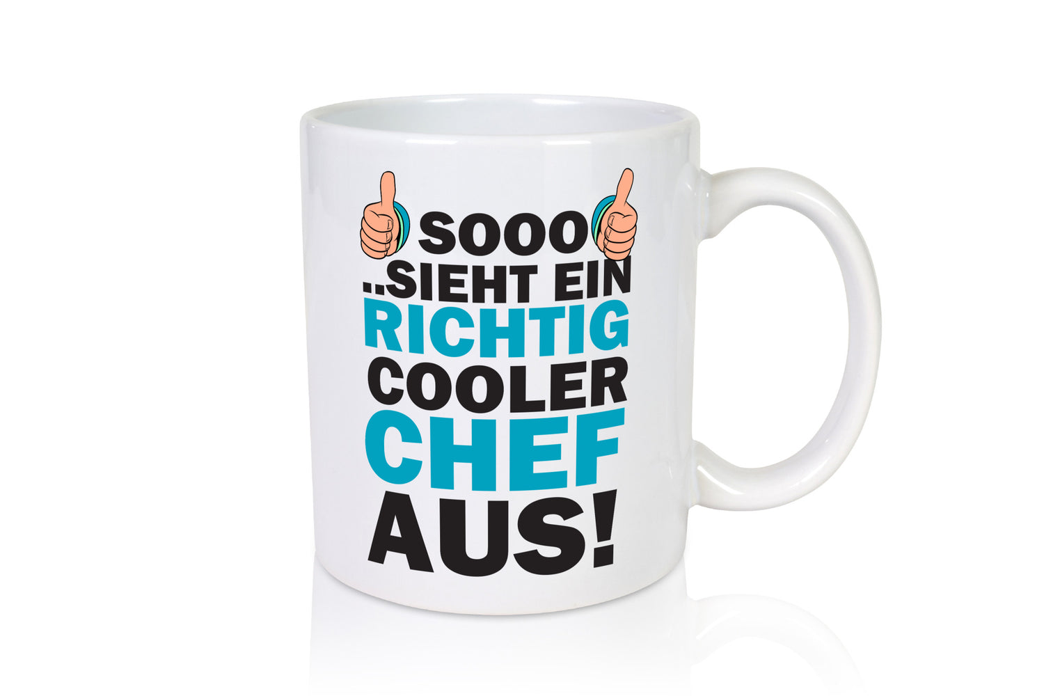Richtig cooler Chef | Büro Arbeitgeber Mitarbeiter lustiger Spruch Geschenk