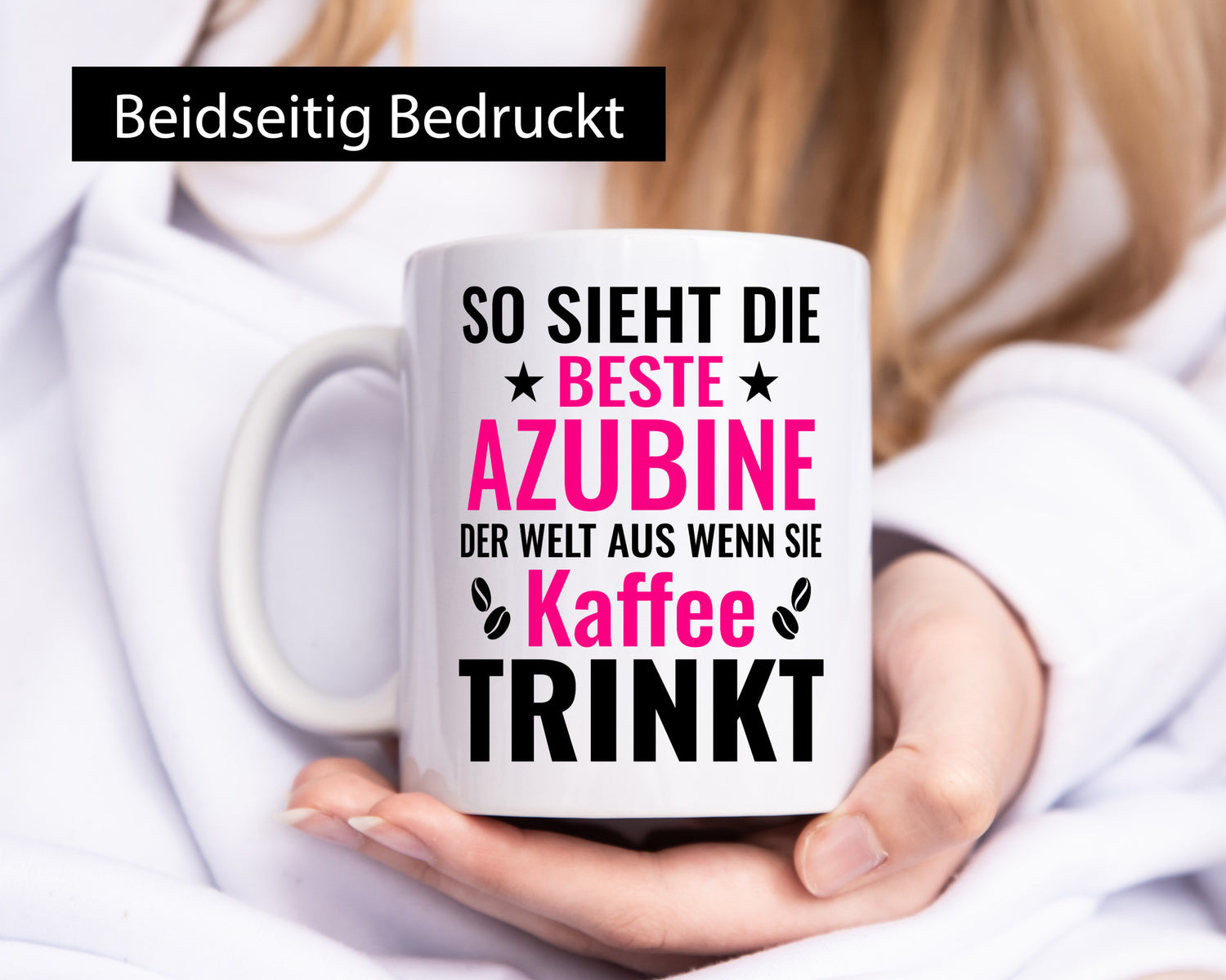 Kaffee trinkt: Azubine | Ausbildung Lehre Lehrling Geschenkidee Humor Tasse