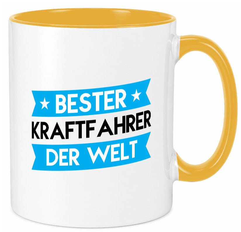 Bester Kraftfahrer | Lastwagen LKW Fahrer Geschenk Humor Geschenkidee lustiger Tasse
