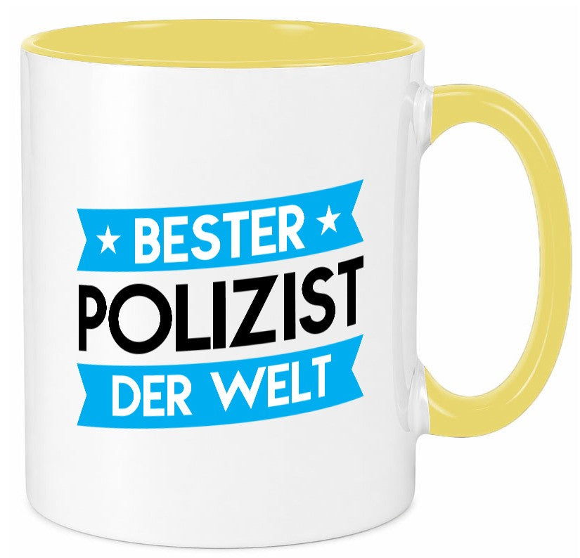 Bester Polizist | Polizei Geschenk Humor Geschenkidee lustiger Spruch Tasse