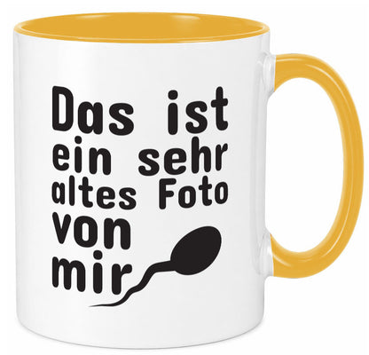 Sehr altes Foto von mir | lustige Tasse Männer Humor Geschenk Geschenkidee