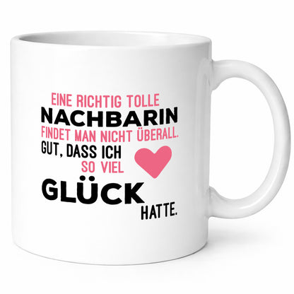 Tolle Nachbarin | Freundschaft gute Nachbarschaft Humor Geschenkidee Tasse