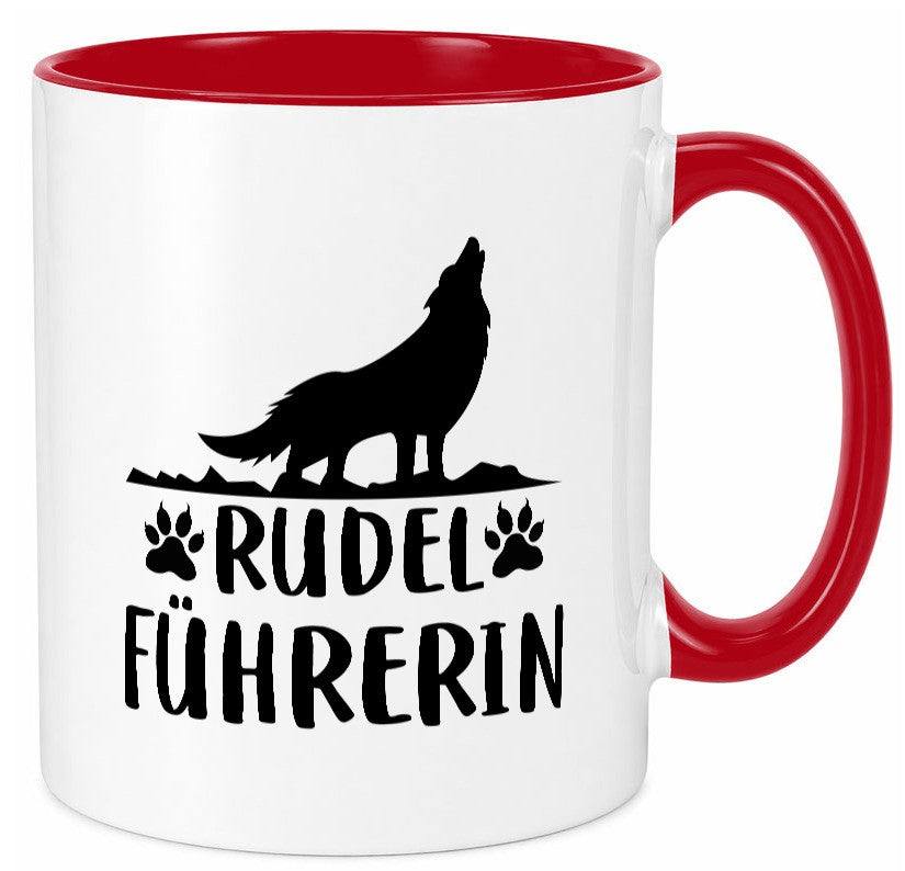 Rudelführerin | Frauen Tasse Hundebesitzerin Hund lustiger Spruch Geschenk