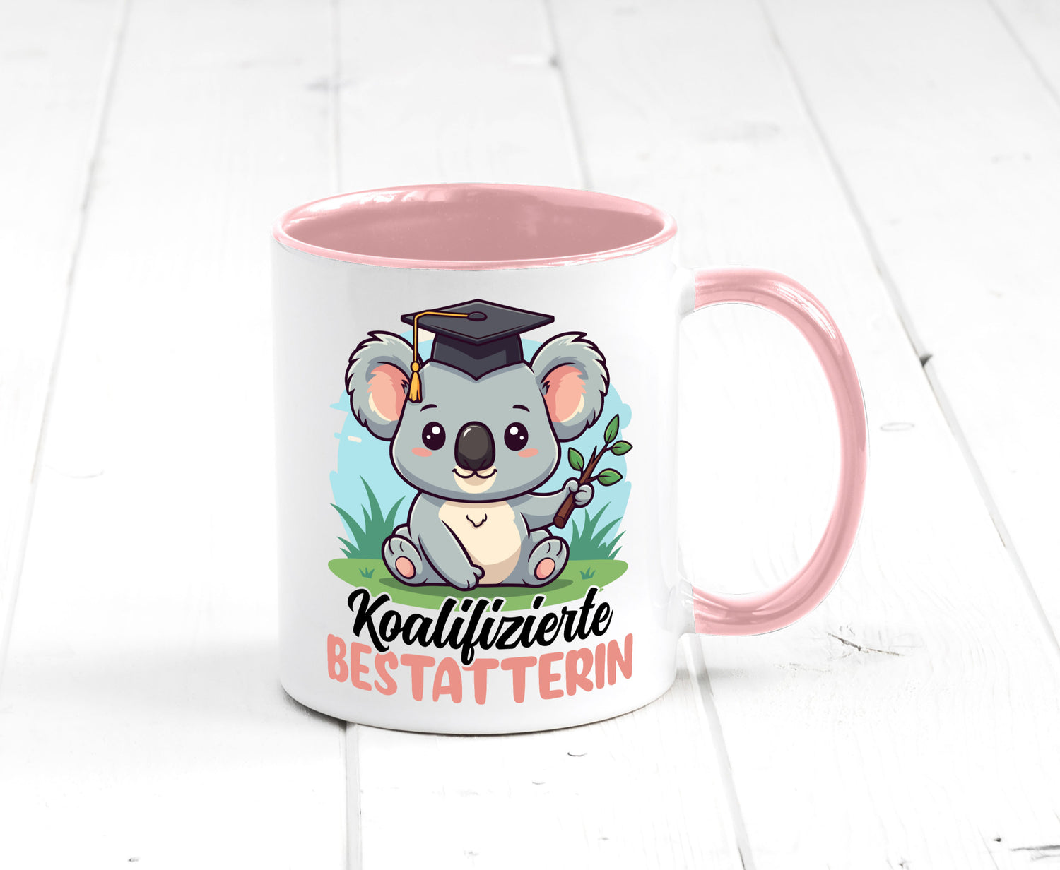 Koalifizierte Bestatterin | Bestattung Totengräberin Humor Geschenkidee Tasse