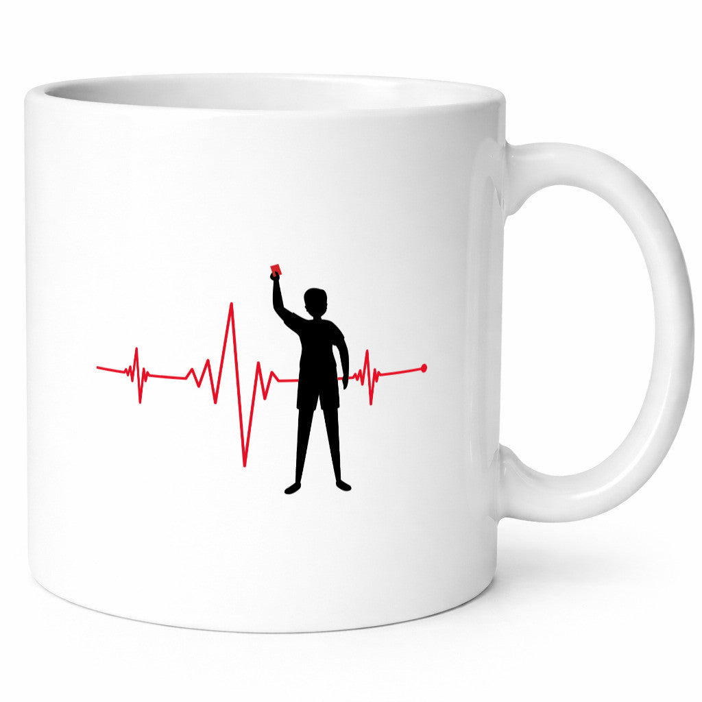 Schiedsrichter Herzschlag | Fußball Team Verein Humor Geschenkidee Tasse