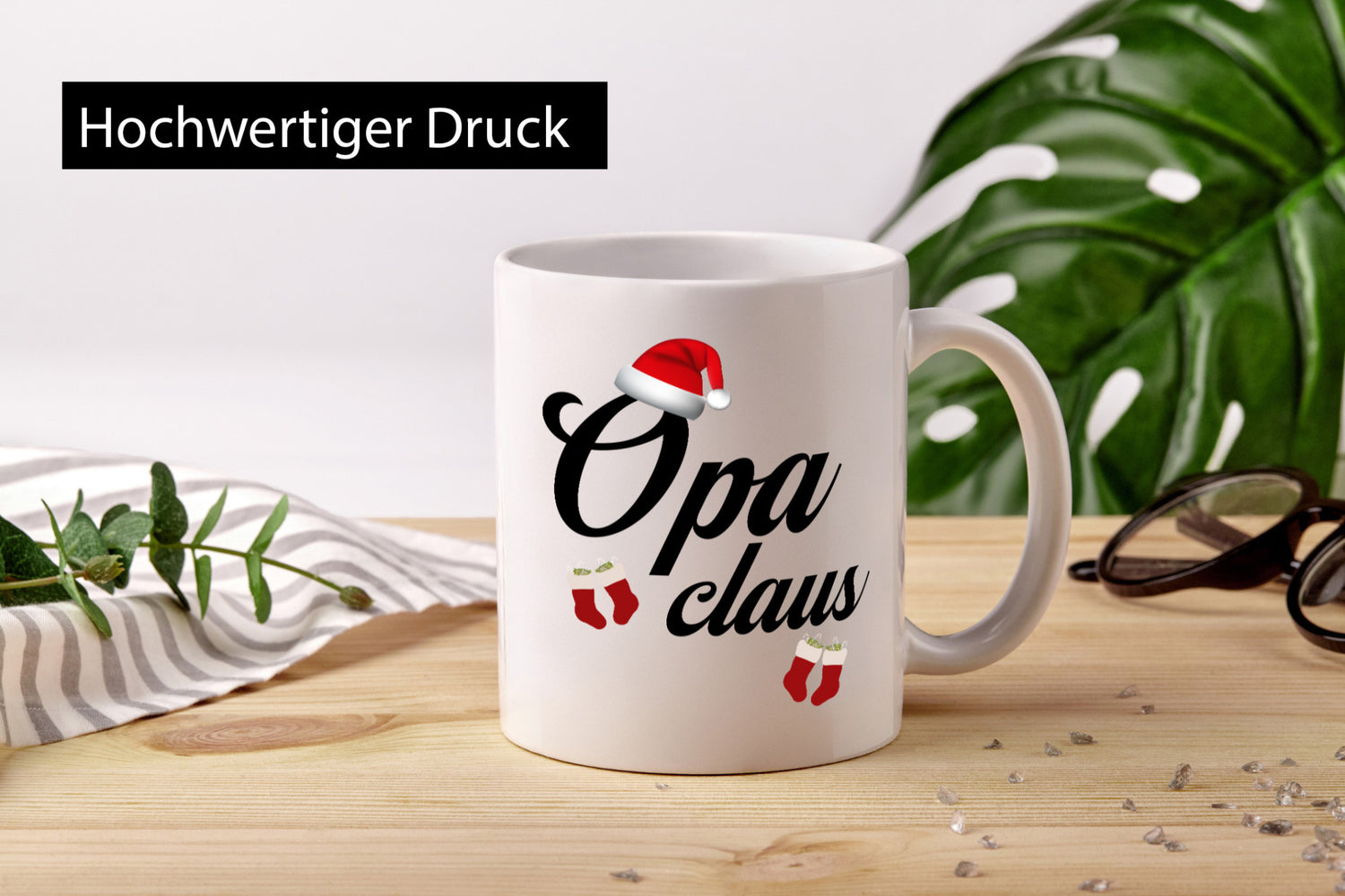 Opa Claus | Weihnachten Familie Christmas lustig Geschenkidee Geschenk Tasse