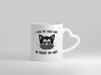 Bayrisch | Bayerisch Spruchtasse mürrische Katze lustiger Spruch Geschenk