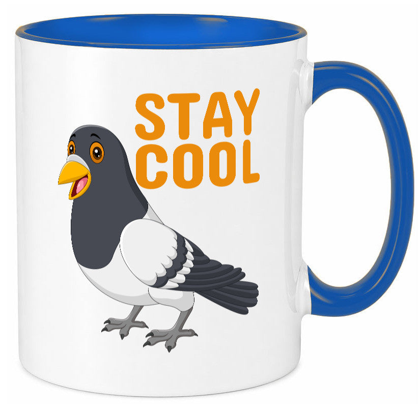 Stay Cool | coole Taube Motiv Tasse Jugendliche Humor Geschenkidee