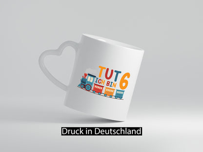 6. Geburtstag | 6 Jahre Eisenbahn Zug junge lustiger Spruch Geschenk