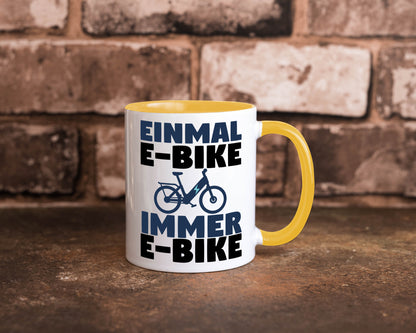 E-Bike Fahrer | Radfahrer Tasse Fahrrad Elektrorad lustiger Spruch Geschenk
