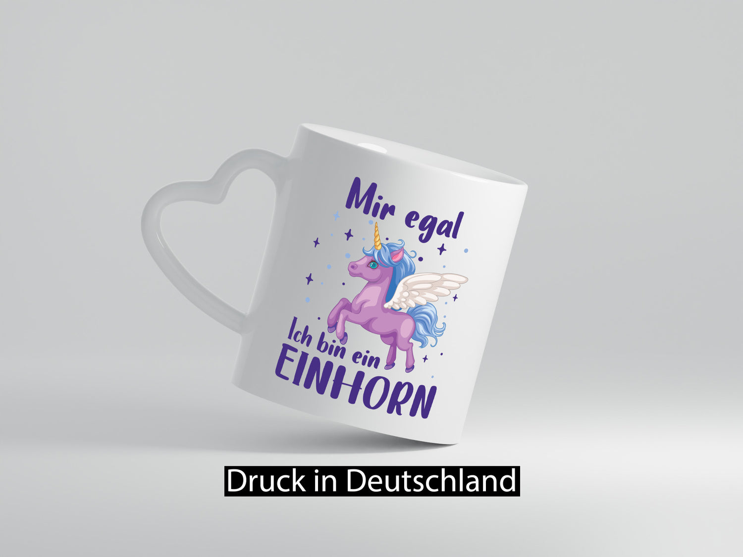 Mir egal, ich bin ein Einhorn | lustig Humor Geschenkidee Geschenk Tasse
