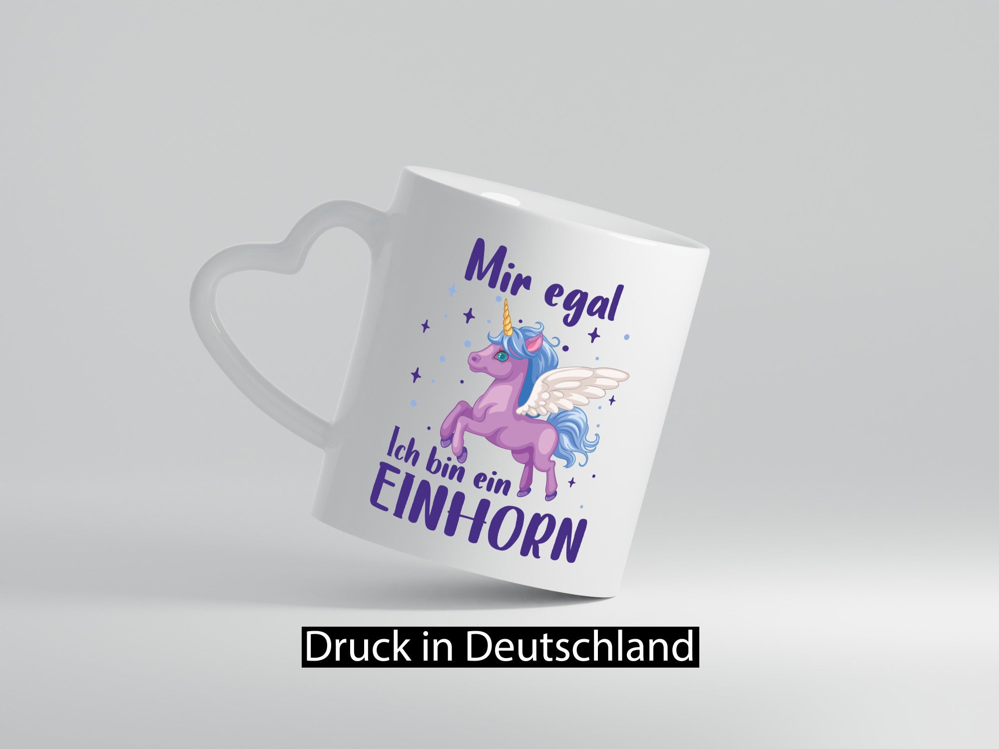 Mir egal, ich bin ein Einhorn | lustig Humor Geschenkidee Geschenk Tasse