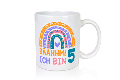 5. Geburtstag | 5 Jahre Regenbogen Bääm Mädchen Geschenkidee Humor Tasse
