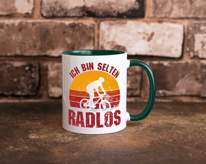 Ich bin Selten Radlos | Radfahrer Mountainbike Humor Geschenkidee Tasse