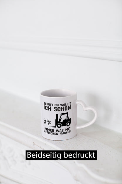 Staplerfahrer Humor | Gabelstapler Tasse Lagerist Geschenkidee