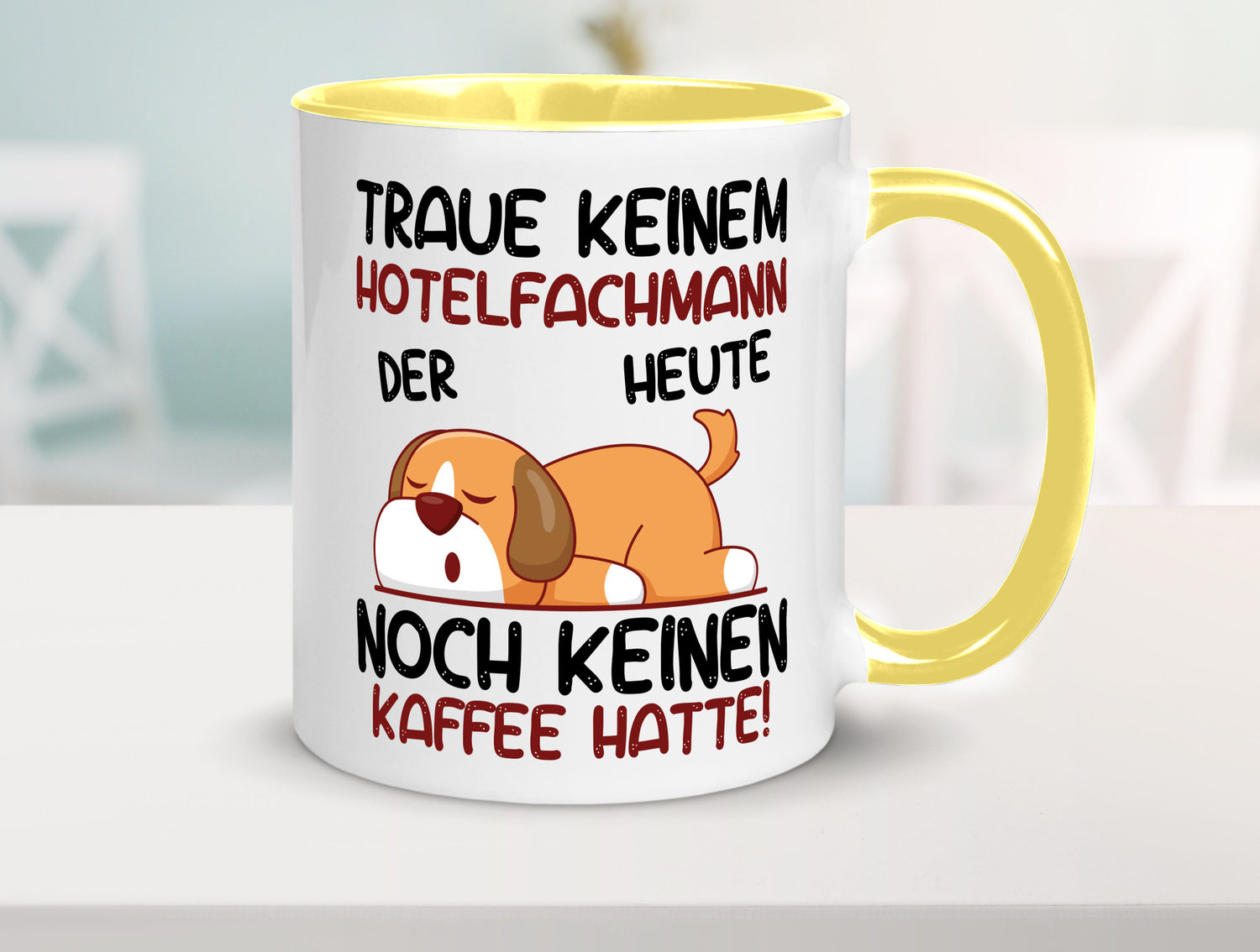 Traue keinem Hotelfachmann |Hotel lustig Humor Geschenkidee Geschenk Tasse