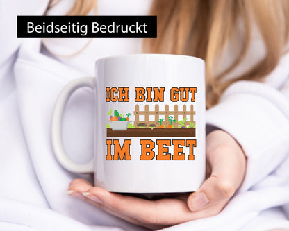 Gut im Beet | Gärtnern Pflanzen Zaun Gemüse Geschenk Humor Geschenkidee