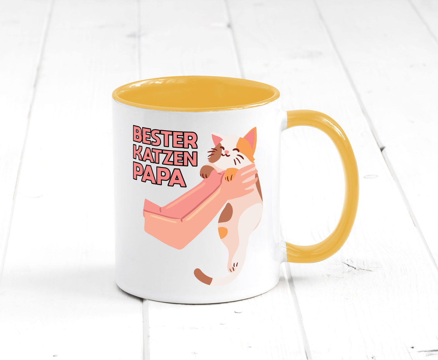Bester Katzenpapa | Katze Gabel Geschenk Tierliebhaber Humor lustiger Spruch