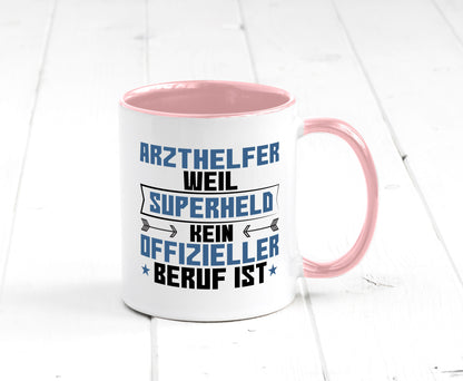 Superheld Arzthelfer | Fachangestellter Medizin Geschenk Humor Geschenkidee