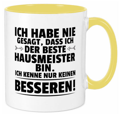 Der Beste Hausmeister | Hauswart Geschenkidee Humor Tasse