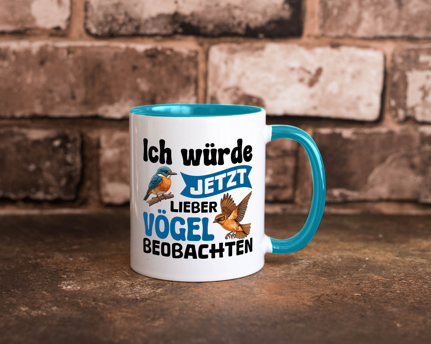 Vögel beobachten | Vogel lustig Humor Geschenkidee Geschenk Tasse
