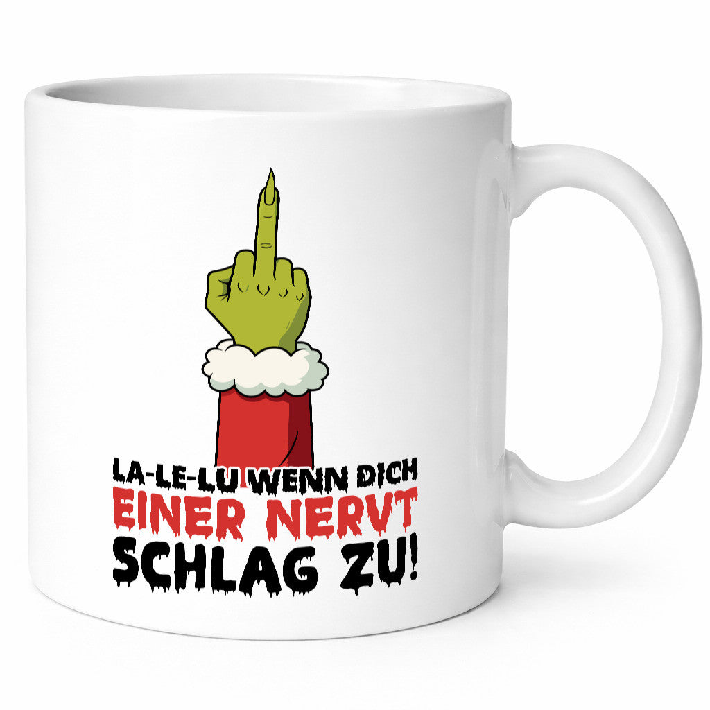 La Le Lu | Weihnachten Weihnachtsmuffel Lichter vl6 Humor Geschenkidee Tasse