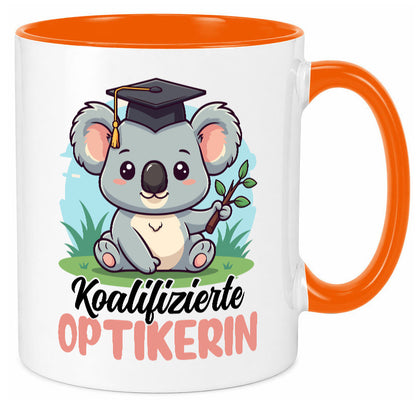 Koalifizierte Optikerin | Augenoptik lustiger Spruch Geschenk Humor Tasse