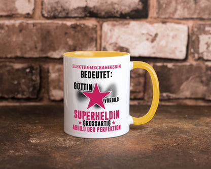 Bedeutung von Elektromechanikerin | Mechanikerin lustiger Spruch Geschenk Humor