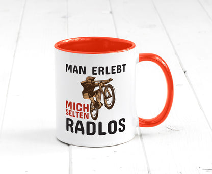 Selten Radlos | Spruchtasse Fahrrad Männer Humor lustiger Spruch Geschenk