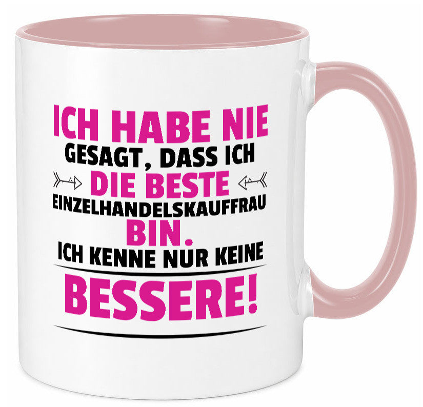 Die Beste Einzelhandelskauffrau | Einzelhandel Geschenkidee Humor Tasse