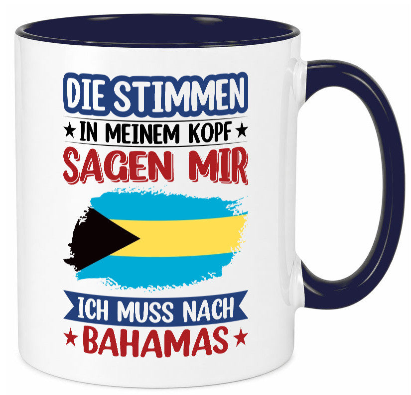 Bahamas | Urlaub Stimmen in meinem Kopf Traumland Geschenk Humor Geschenkidee