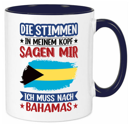 Bahamas | Urlaub Stimmen in meinem Kopf Traumland Geschenk Humor Geschenkidee