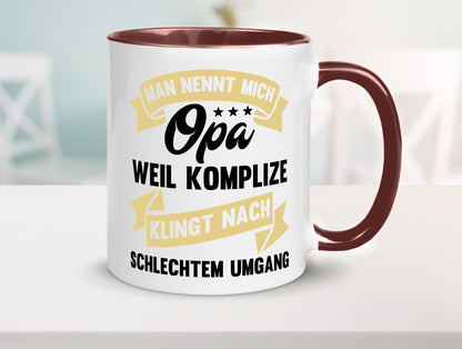 Man nennt mich Opa | Bester der Welt Humor Familie Geschenkidee Tasse