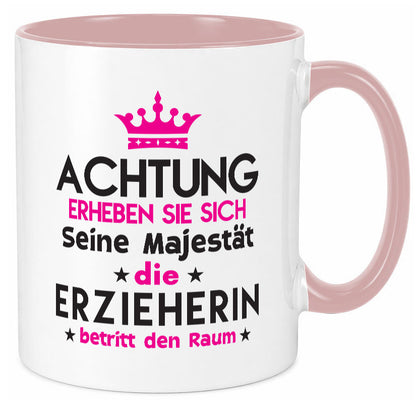 Seine Majestät Erzieherin | Pädagogin Schule Humor Geschenkidee Tasse
