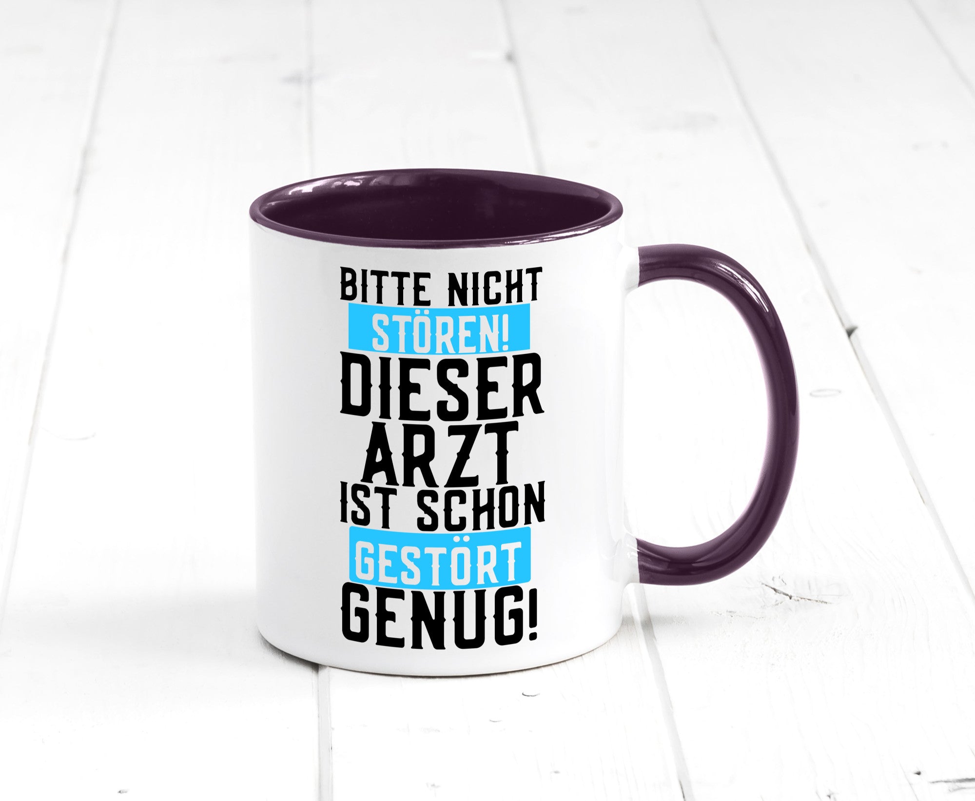 Bitte nicht stören | gestörter Arzt Sarkasmus Klinik Geschenkidee Humor Tasse