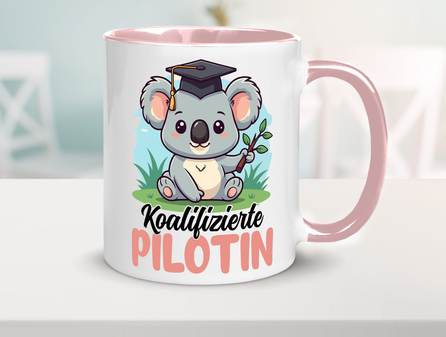 Koalifizierte Pilotin | Definition Piloten lustig Humor Geschenkidee Geschenk