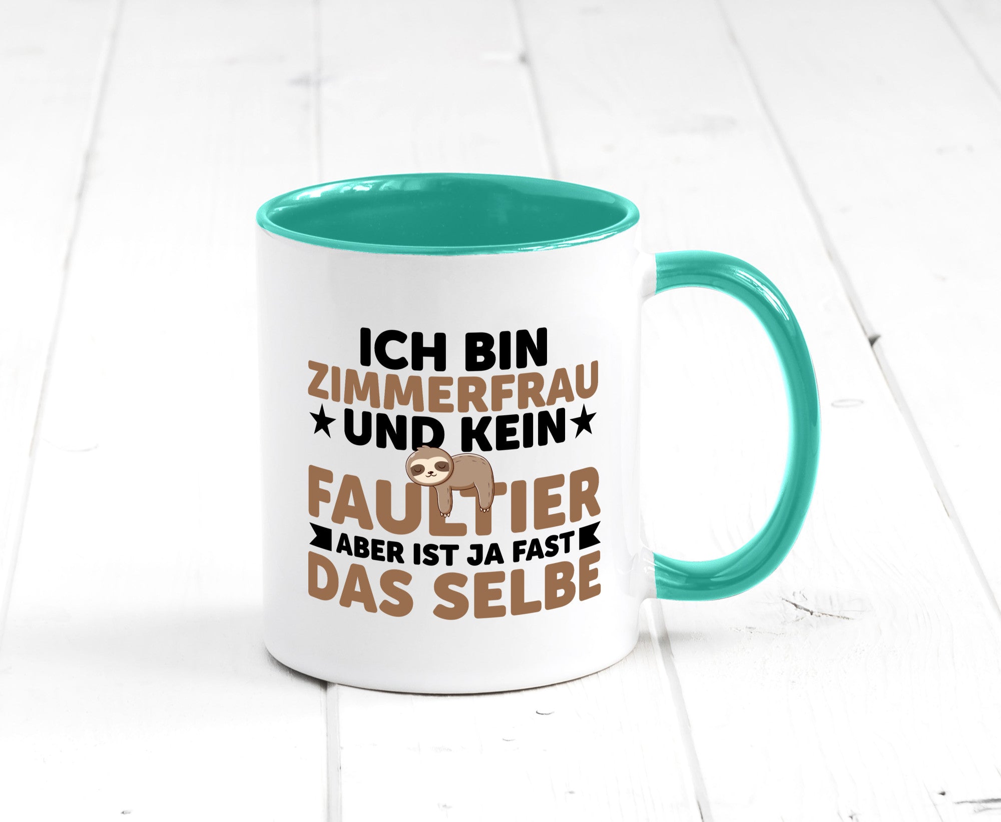 Ich bin kein Faultier: Zimmerfrau| Holzbau | Handwerkerin v2 Geschenk