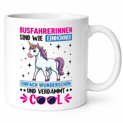 Bussfahrerinen sind wie einhorner | Einhorn Bussfahrerin Geschenkidee Humor