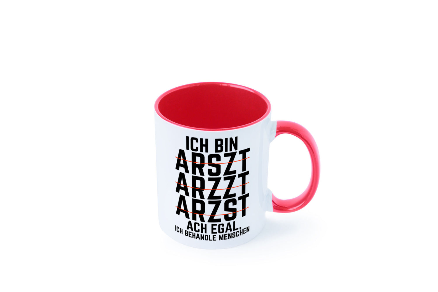 Ich bin Arzt | Rechtschreibung Klinik lustiger Spruch lustig Humor Geschenkidee